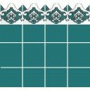 Ceramic High Relief Border Tile Plaquet Eliza